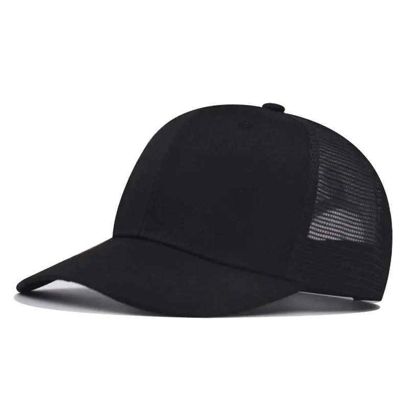 Cappellino da baseball per adulti, cappellino a rete, visiera curva poco profonda, cappello unisex, cappello estivo, cappello traspirante, cappellino da ombra, cappellino per primavera e autunno, cappellino hip hop aderente
