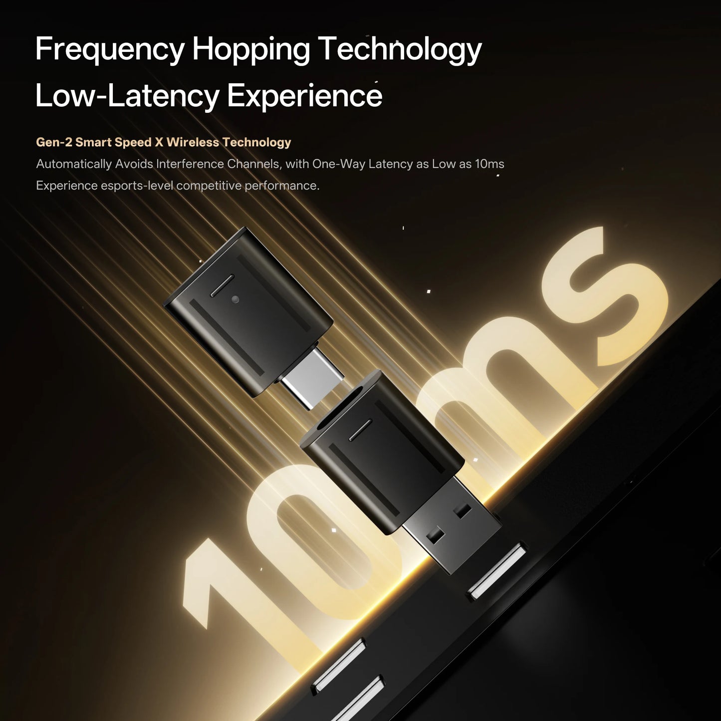 ATK N9 Pro Ultra Wireless Gaming Headset with Mic, 7.1 Surround Sound Low Latency Headphones, Noise Reduction Bluetooth Headset for E-Sports Gaming