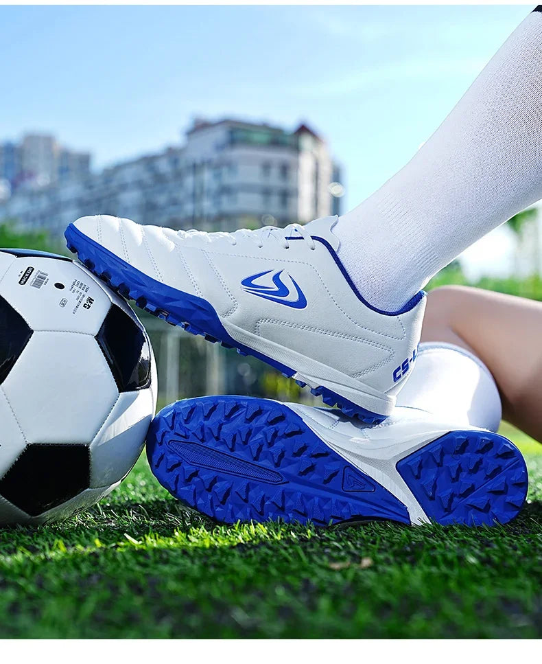Męskie buty piłkarskie, młodzieżowe buty do futbolu, oddychające, wygodne, sportowe buty treningowe, buty z kolcami, oryginalne buty piłkarskie dla dzieci