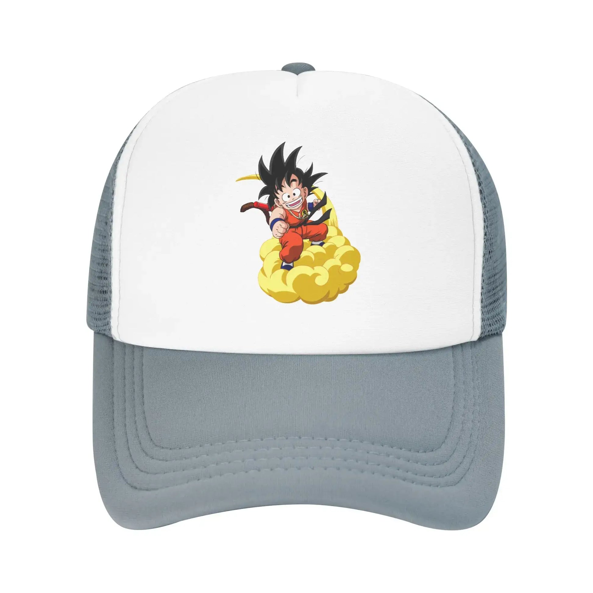 Produit gaming premium Fraquane Dragon Ball Son Goku Mesh Baseball Cap Adult Trucker Hat Anime Hats Adjustable Snapback Caps Sports Cap Winter Trucker Hats