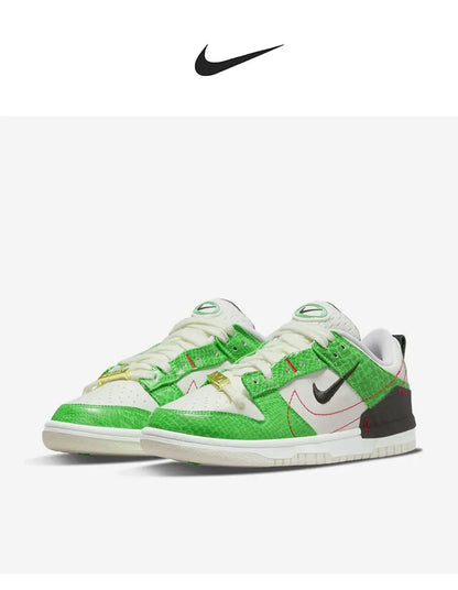 Nike originele Dunk Disrupt2 unisex retro sneakers met slangenprint, laag model, DV1491-101