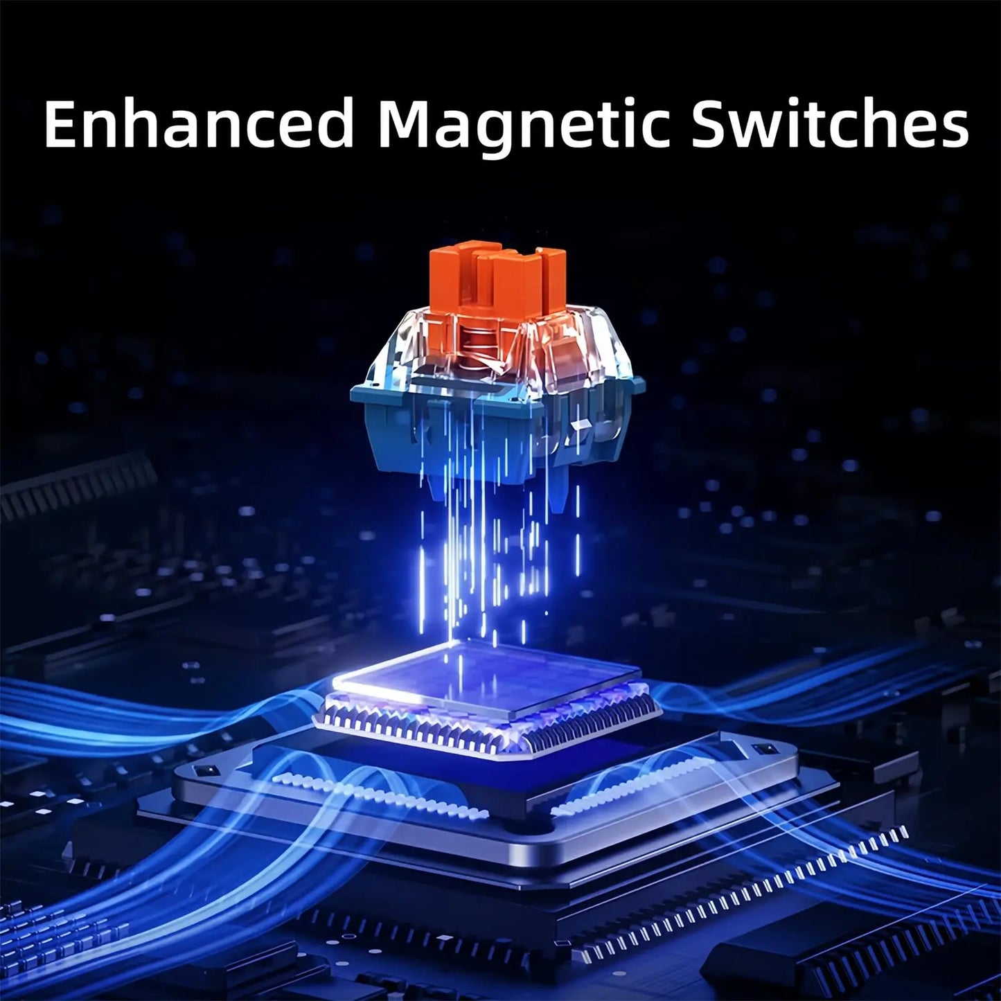 Teclado gaming MCHOSE ACE 68 con switches magnéticos Hall Effect, Rapid Trigger, RGB programable, 8K Hz y funciones DKS/MT/TGL/RS/SOCD