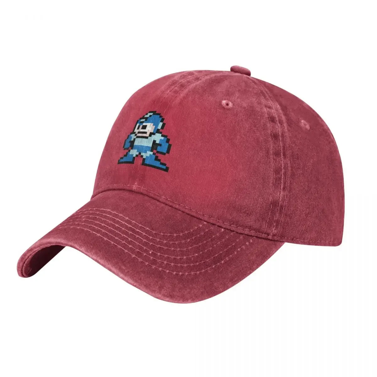 Czapka z daszkiem Megaman 8-bitowa, nowa, urocza, w stylu vintage, luksusowa, dla mężczyzn i kobiet