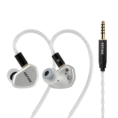 Angelears Kefine Klean SV 10mm DLC Diaphragm Dynamic Driver IEMs – Hi-Fi In-Ear Earphones with Interchangeable Nozzles &amp; Silver-Plated SPC Cable