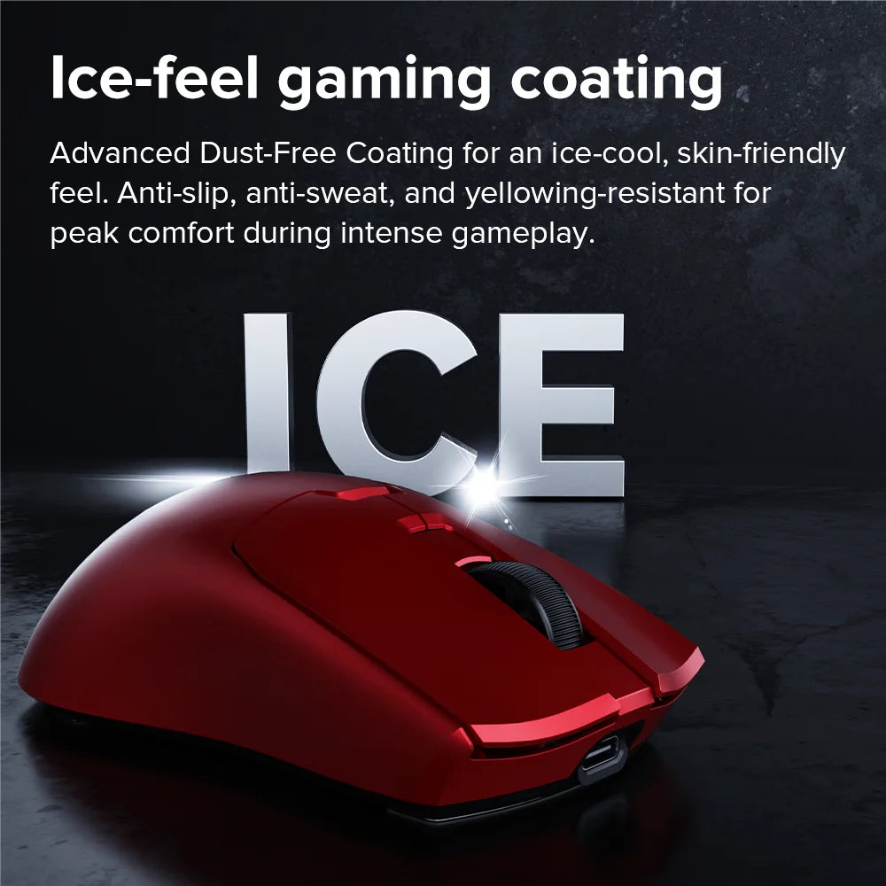 Delux M800mini Wireless Gaming Mouse 46g Lightweight PAW3395 Sensor 26000 DPI, 1000Hz Polling Rate Gaming Mouse for PC Gamer