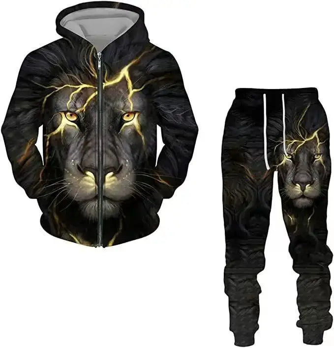 New 3D printed long sleeved hooded sweatshirt set for spring and autumn men's sportswear zipper sweatshirt, Produit gaming premium Fraquane, produits de luxe, nouvelle génération, équipement gamer
