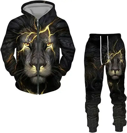 Produit gaming premium Fraquane, produits de luxe, nouvelle génération, équipement gamer. New 3D printed long sleeved hooded sweatshirt set for spring and autumn men's sportswear zipper sweatshirt.