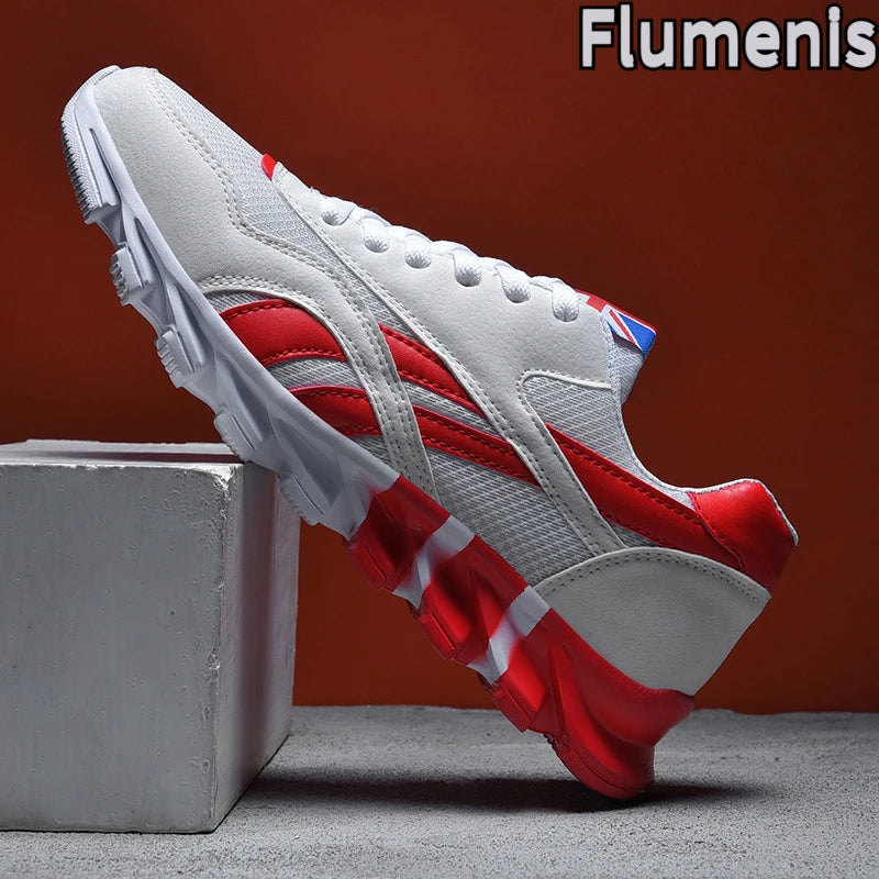 2026 new men's and women's running shoes breathable casual sneakers anti-slip vibration comfortable walking shoes 38-46