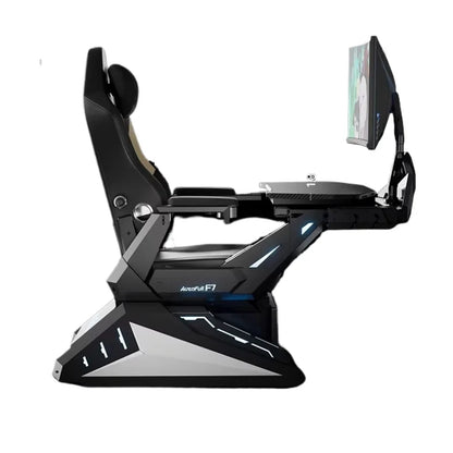 Ergonomic Gaming Office Chair E-Sports Chair with Adjustable Height, Executive Computer Desk Chair, Comfortable Swivel Armchair for Gaming & Work