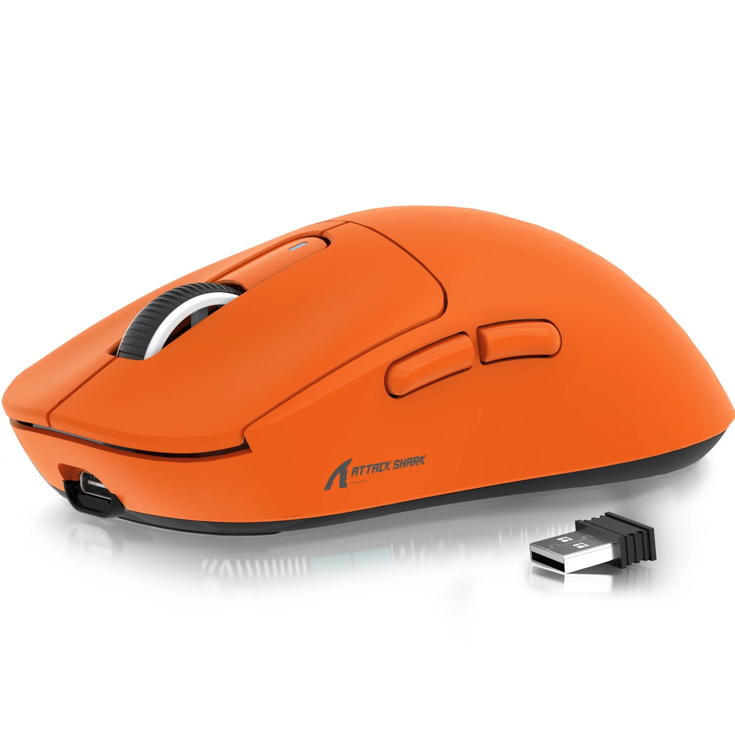 ATTACK SHARK X3 Wireless Gaming Mouse, PixArt PAW3395 Sensor, 26K DPI, 49g Ultralight, Tri-mode 2.4G/Bluetooth/Wired, for PC/MAC