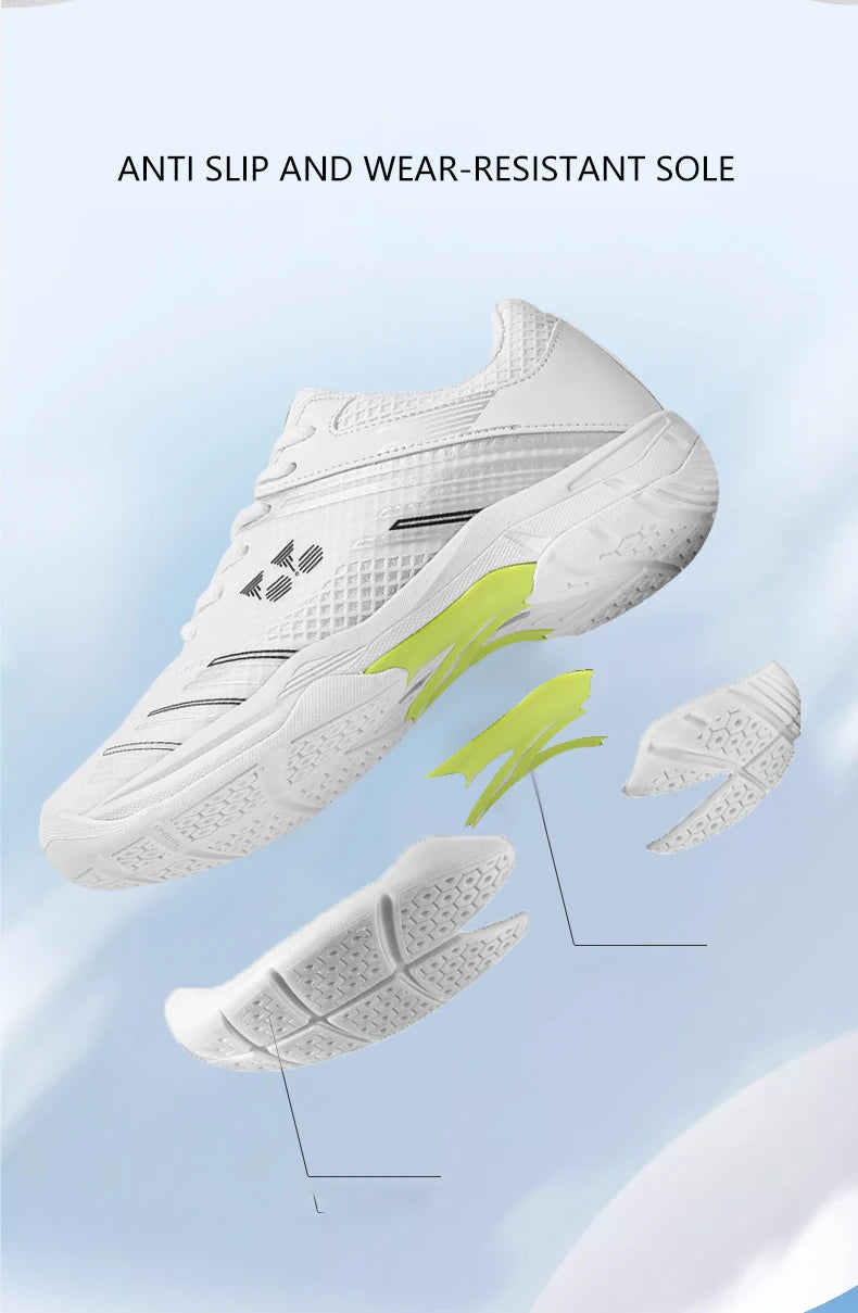 Professional Badminton Shoes Sneakers Mens Breathable Anti-slip Tennis Sport Shoes for Men Women Training Sneakers