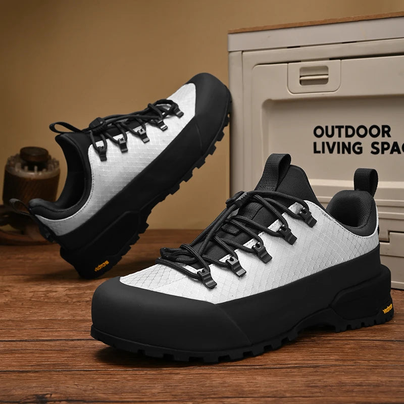 2025 New Hiking Shoes Non-Slip Grip Men's Spring Fall Outdoor Casual Sports Shoes Breathable Comfortable Durable Leisure Sneaker