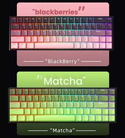 K61 USB Mini Mechanical Gaming Wired Keyboard Hot-Swappable Mechanical Keyboard Detachable Cable