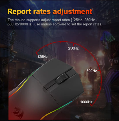 REDRAGON DEICIDE M816 PRO RGB USB Bluetooth-tuki 2.4G Langaton pelihiiri 26000 DPI 6 painiketta pelaajalle Langalliset hiiret tietokoneelle
