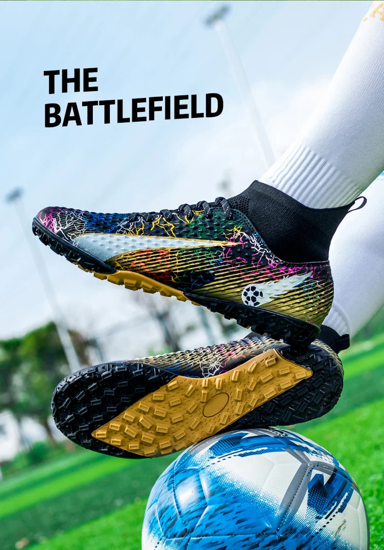 Męskie buty piłkarskie, dziecięce buty piłkarskie, damskie profesjonalne buty piłkarskie, antypoślizgowe buty TF/FG, sportowe buty piłkarskie do użytku na świeżym powietrzu