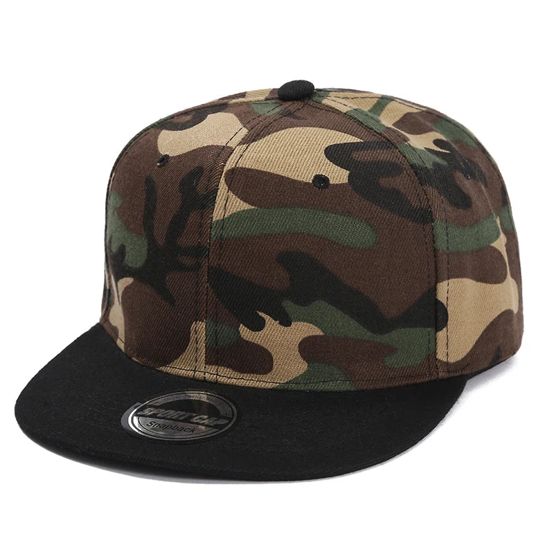 Cappellino da baseball a visiera piatta con logo personalizzato stampato o ricamato, cappellino unisex da esterno, cappellino hip hop "Dad Hat", gorras da uomo, cappellino street snapback