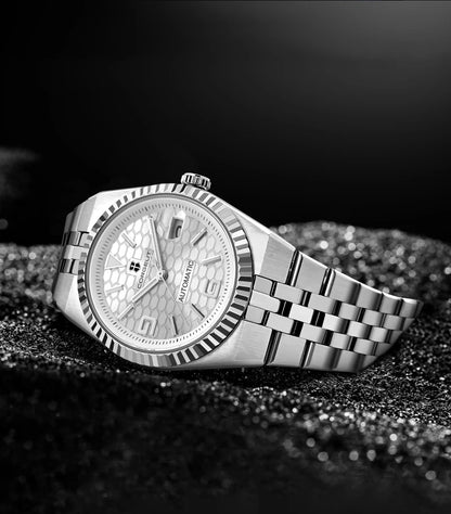 Custom Pilot Watch NH35 Automatic Mechanical Men Watch Sapphire Crystal Luminous 100M Water Resistant Cushion Case Dive Watch