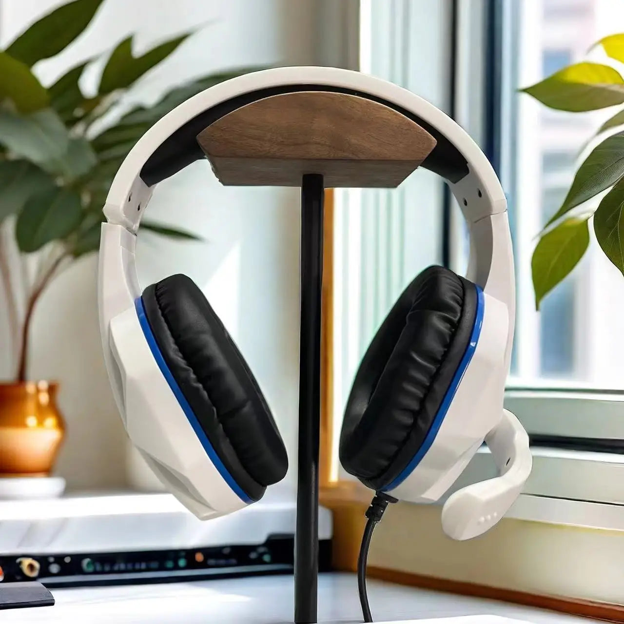 H4 Wired Gaming Headphones with Microphone, PS4 Computer Headset, Music Headphones with 3.5mm Jack, Online Course & Conference Audio Headphones