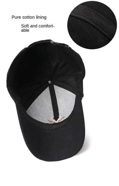 Summer Hat Male Baseball Cap for Men Big Head XL Size CottonTrucker Hat Embroidered Totem Keep Cool Windproof Snapback 2025