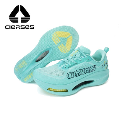 CIERSES New Carbon Fiber Marathon Racing Training Shoes Breathable And Shock-Absorbing Air Cushion Men's Casual Sports Shoes