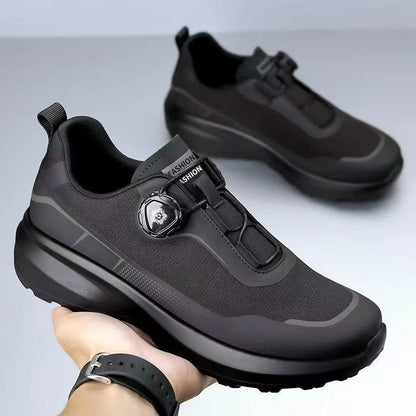 Outdoor men's sneakers 2026 new spring and summer thick soled sports shoes men's hiking daddy shoes casual footwear for men