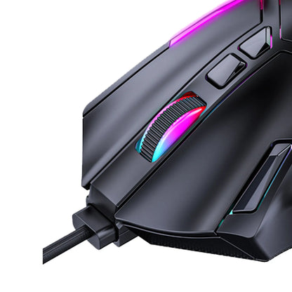Ενσύρματο RGB Gaming Mouse 12800DPI με 12 Πλήκτρα, Ορισμό Macro, Ανταλλακτικά Αξεσουάρ Υπολογιστή, Φωτοηλεκτρική Λειτουργία