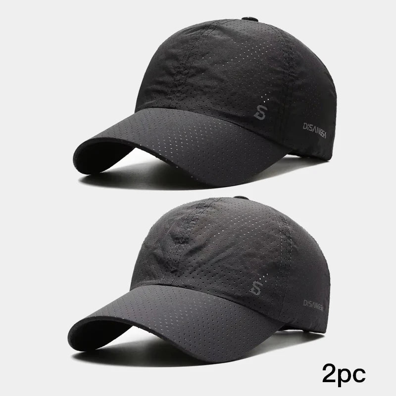 Original design løbehue, tynd, hurtigtørrende, åndbar, med andetunge, til udendørs brug, til mænd, sol, sommer, fiskeri, Avisor baseballkasket