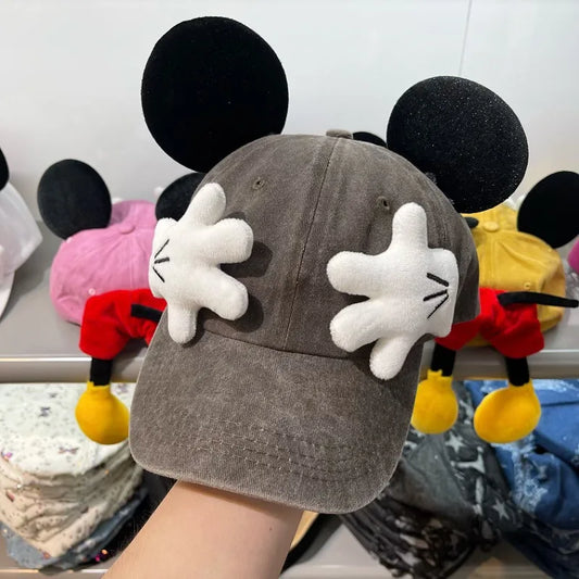 Cute Cartoon Mouse Ears Baseball Cap for Girls Anime Duckbill Sunscreen Sunshade Fashion Trend Y2K Style Outdoor Hat