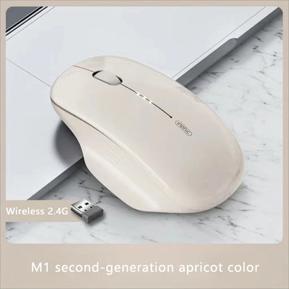 Inphic M1 2.4G Wireless Mouse Type-C Rechargeable Silent Ergonomic Mouse with Battery Level Display, Adjustable DPI Wireless Office Mouse for Laptop & PC
