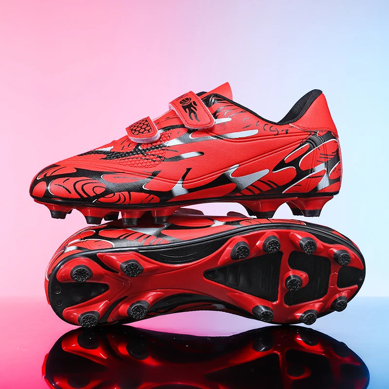 Nouveaux hommes enfants bottes de Football ultralégers garçons chaussures de Football professionnelles crampons antidérapant Match herbe chaussures d'entraînement livraison directe