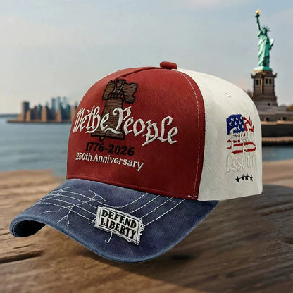 ABLECAP Nye broderede baseballkasketter til USA's 250-års jubilæum 1776-2026 til mænd og kvinder – nytårsgave til voksne