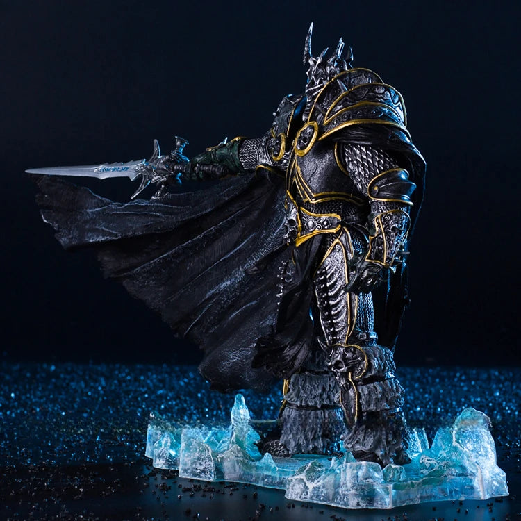 36cm World of Warcraft Game Peripherals 7th Lich King Illidan Stormrage Anime Figure Model Desktop Decoration Gifts Toys Kids