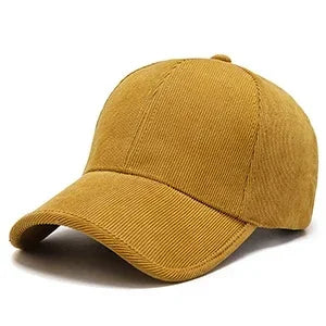 Trendy ArmyGreen Winter Baseball Caps For Men Luxury Women Corduroy Cap Snapback Hip Hop Trucker Hats Casquette Homme