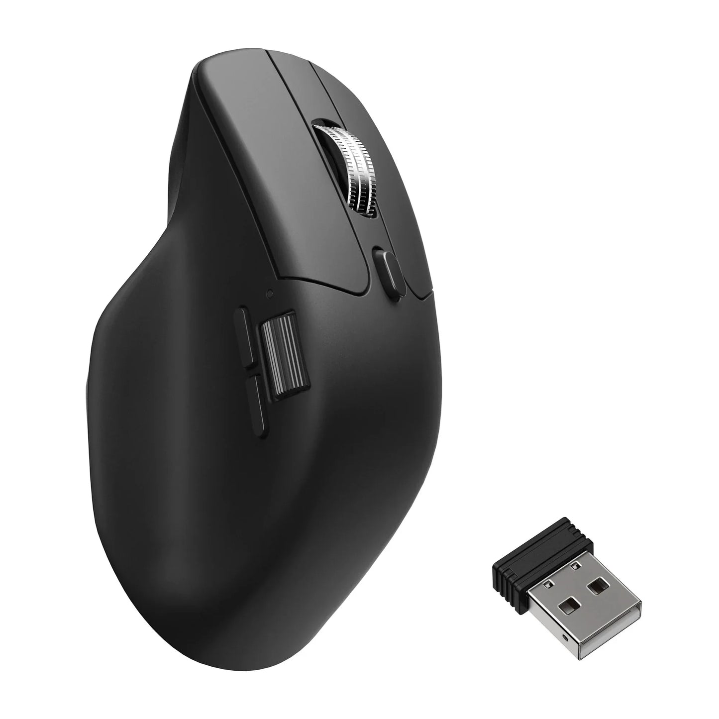 Keychron M6 Wireless Mouse with PixArt 3950 Sensor, 8K Polling Rate, Silent Switches, Dual Scroll Wheels, Bluetooth & 2.4GHz Ergonomic Mouse