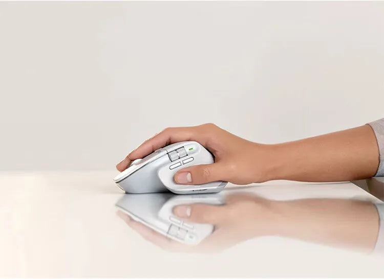 Logitech MX Master 3S brezžična Bluetooth miška za poslovno pisarno Softtone – ergonomska poslovna pisarniška miška