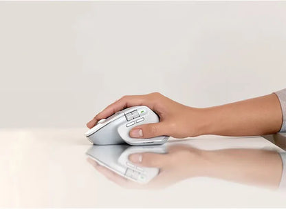 Logitech MX Master 3S brezžična Bluetooth miška za poslovno pisarno Softtone – ergonomska poslovna pisarniška miška