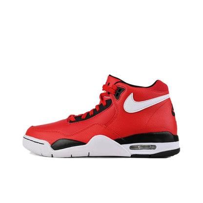 Nike Flight Legacy Classic Style Mid-Top Retro Basketball Shoes Unisex Red/White BQ4212-100