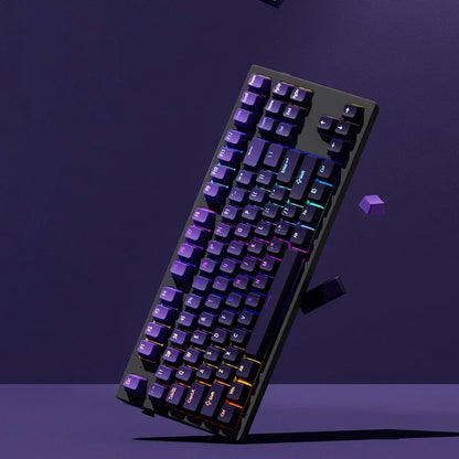 133+ Tasten OEM-Profil Gradient-Keycaps für mechanische Gaming-Tastatur mit Cherry MX Switch, PBT, hintergrundbeleuchtet, RGB-Keycap, ISO-Layout Keycaps