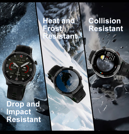 New GPS Offline Maps Smart Watch Men Memory 3D Menu Styles TWS MP3&MP4 Player 1.43"AMOLED Compass Sport Swim Waterproof Bracelet