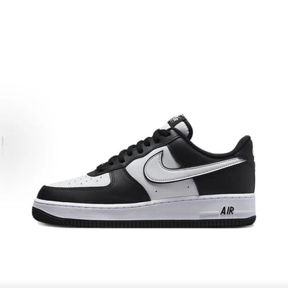 Nike Air Force 1 „Panda“ кожени ежедневни ниски кецове за мъже и жени, бяло/черно, DV0788-001