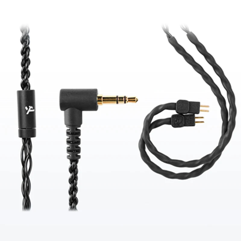 Auriculares con cable híbridos Truthear HEXA 1DD+3BA – Monitores intrauditivos IEM de alta fidelidad con cable plateado de 0.78 2Pin