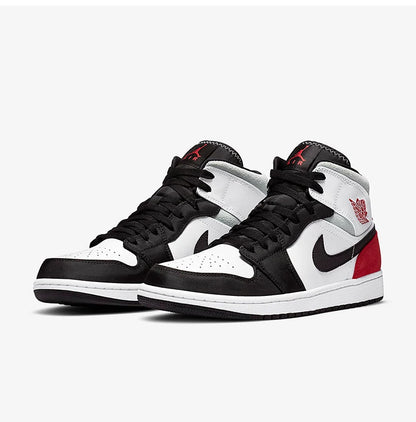 Nike Original Air Jordan 1 AJ1 Herren-Mid-Top, gedämpfter Sport-Basketballschuh 852542-100
