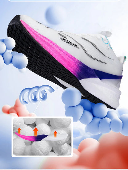 2025 Men's And Women's Professional Carbon Board Marathon Running Shoes Shock Absorption Ultra-light Stable Support Sports Shoes