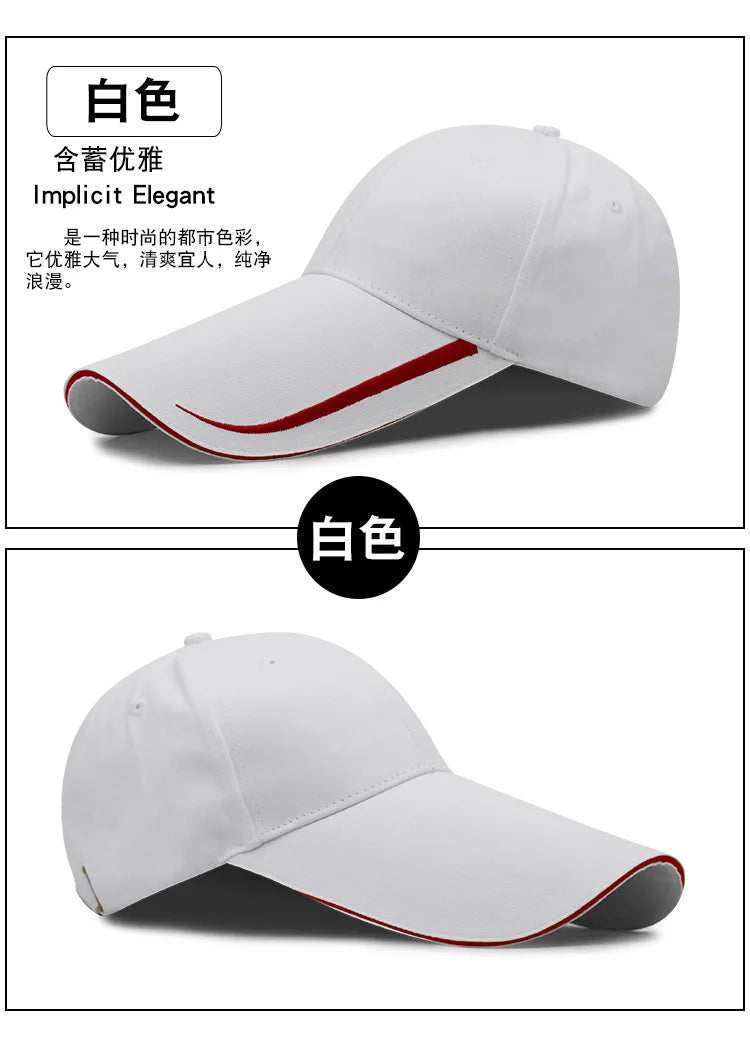 Cappellino a visiera, primavera-estate, 14 cm di visiera, protezione solare, pesca, uomo/donna, streetwear, parasole, outdoor, regolabile, cotone, da golf, stile trucker