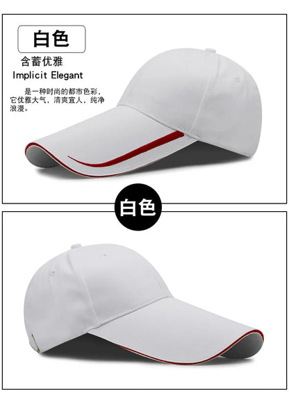 Cappellino a visiera, primavera-estate, 14 cm di visiera, protezione solare, pesca, uomo/donna, streetwear, parasole, outdoor, regolabile, cotone, da golf, stile trucker