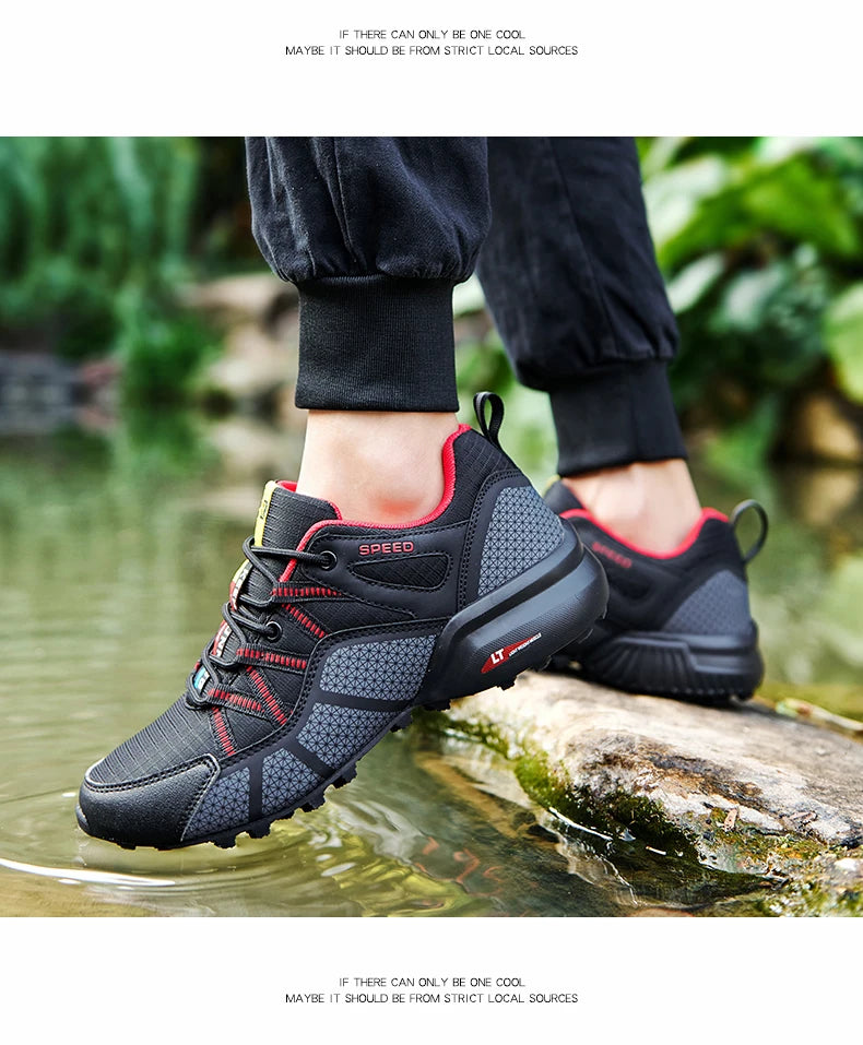 2025 Hiking Shoes Men's Non-slip Wear-resistant Comfortable Outdoor Hiking Sports Shoes Outdoor Running Shoes Walking Sports Sho