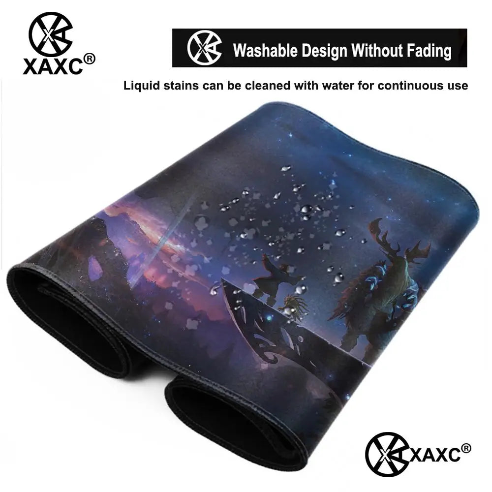 Lich King World Of Warcraft XAXC Mouse Pad large keyboard mouse desk pad non-slip rubber gaming mouse pad laptop mouse carpet