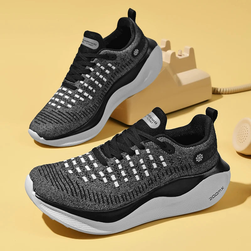 Nieuwe hardloopschoenen voor heren, sportief en casual, luxe modieuze sneakers, lichtgewicht, ademend, comfortabel voor joggen en wandelen