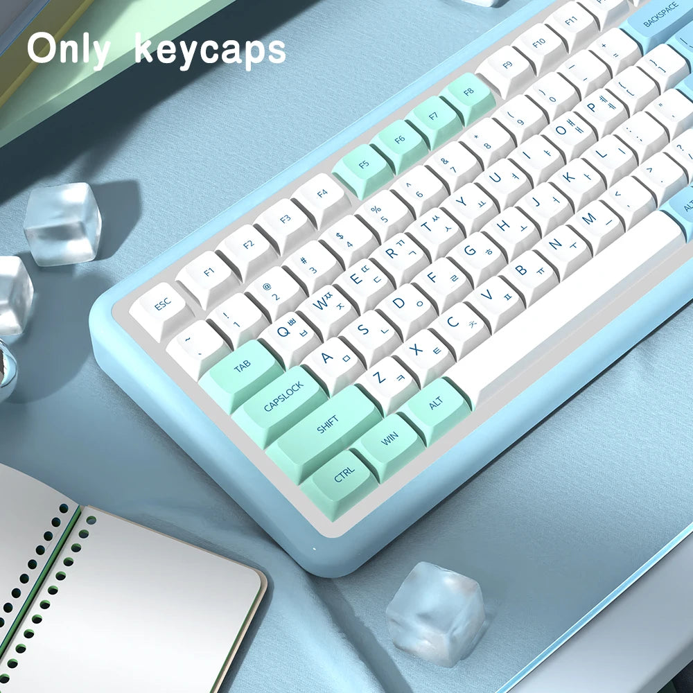 Spanish French Korean Brazilian Japanese Russian Iceberg XDA Profile keycaps ISO Enter PBT keycap For Mechanical Keyboard DIY