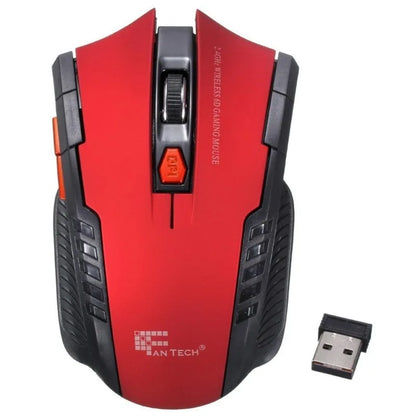 Mini Portable Wireless Optical Mouse 2.4GHz USB Computer Mouse for PC & Laptop, Ergonomic Mini Portable Wireless Mouse with Adjustable DPI